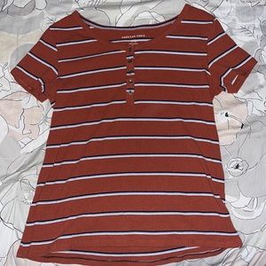 American Eagle Ribbed Tee